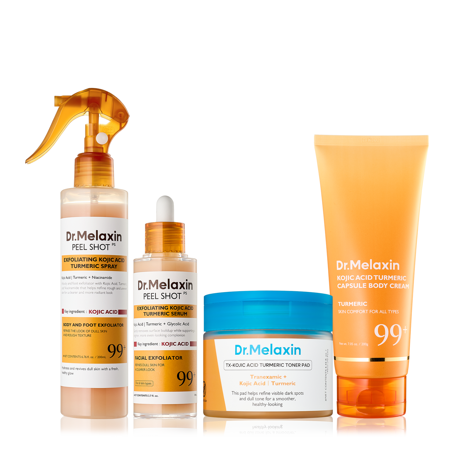 Kojic Acid Amber Face & Body Care Set